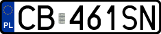 License plates of Poland, Regular car plates