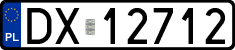 License plates of Poland, Regular car plates