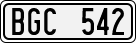 License plate of Sweden, Regular plates