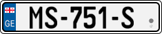 License plate of Georgia, Trailers (2014)