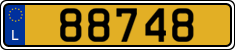 License plate of Luxembourg, Vanity Plates