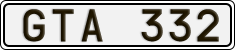 License plate of Sweden, Regular plates