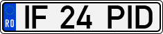 License plate of Romania, Regular plates