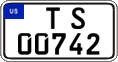 Federal license plates, US Army in Germany (temporary)