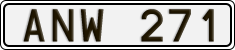 License plate of Sweden, Regular plates