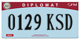 Federal license plates, Diplomatic (United Nations)