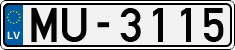 License plate of Latvia, Regular car plates