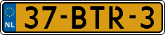 License plate of the Netherlands, Heavy Commercial Vehicles (1994 system)