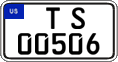 Federal license plates, US Army in Germany (temporary)