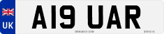 License plate of the United Kingdom, 1983 year system