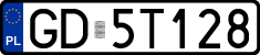 License plates of Poland, Regular car plates