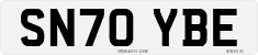License plate of the United Kingdom, 2001 year system