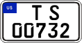 Federal license plates, US Army in Germany (temporary)