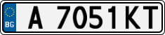 License plate of Bulgaria, Cars