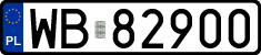 License plates of Poland, Regular car plates