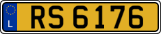 License plate of Luxembourg, 2003 year system