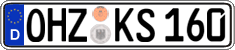 German license plate, Regular plates