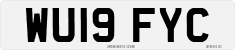 License plate of the United Kingdom, 2001 year system