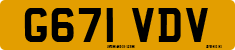 License plate of the United Kingdom, 1983 year system