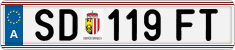 License plate of Austria, Regular plates