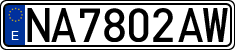 License plates of Spain, 1971 year series