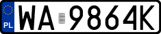 License plates of Poland, Regular car plates