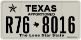 Texas, Apportioned vehicles (2012) (A12-3456)
