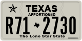 Texas, Apportioned vehicles (2012) (A12-3456)