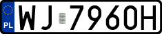 License plates of Poland, Regular car plates