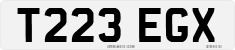 License plate of the United Kingdom, 1983 year system
