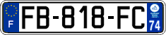 French license plate, SIV (ordinary)