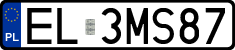 License plates of Poland, Regular car plates