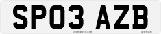 License plate of the United Kingdom, 2001 year system