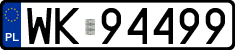License plates of Poland, Regular car plates