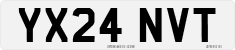License plate of the United Kingdom, 2001 year system