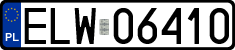 License plates of Poland, Regular car plates