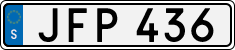 License plate of Sweden, Regular plates