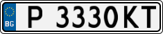 License plate of Bulgaria, Cars