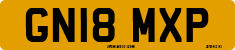 License plate of the United Kingdom, 2001 year system