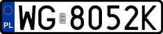 License plates of Poland, Regular car plates