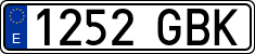 License plates of Spain, Ordinary (2000)