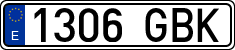 License plates of Spain, Ordinary (2000)
