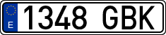 License plates of Spain, Ordinary (2000)