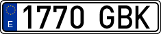 License plates of Spain, Ordinary (2000)