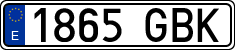 License plates of Spain, Ordinary (2000)