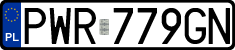 License plates of Poland, Regular car plates