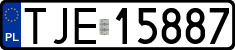 License plates of Poland, Regular car plates