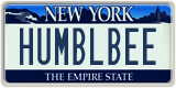 New York, Vanity Plates