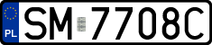 License plates of Poland, Regular car plates