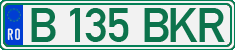 License plate of Romania, Regular plates
